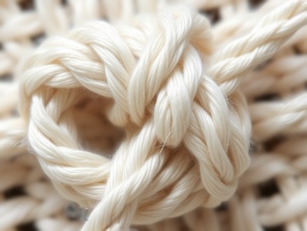 cross stitch waste knot